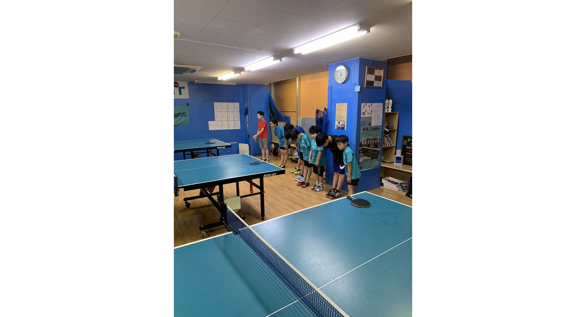 10 13 本日のジュニア練習風景です 戸塚区にある人気卓球 アンカー卓球スクールのブログ